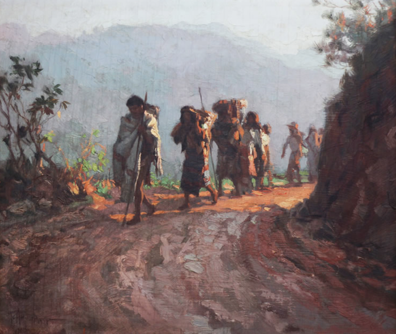 Igorots From the Hills, Baguio by Fernando Amorsolo